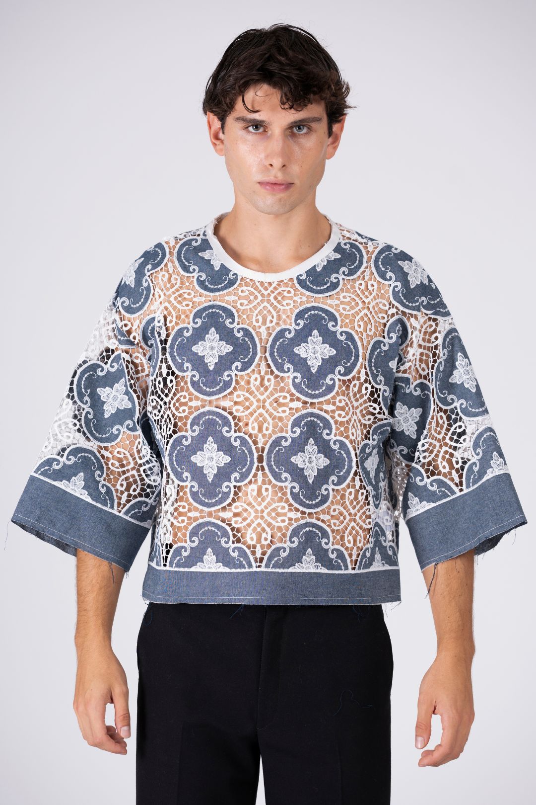 Blusa Over Maioliche