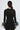Cardigan nero in maglia calata