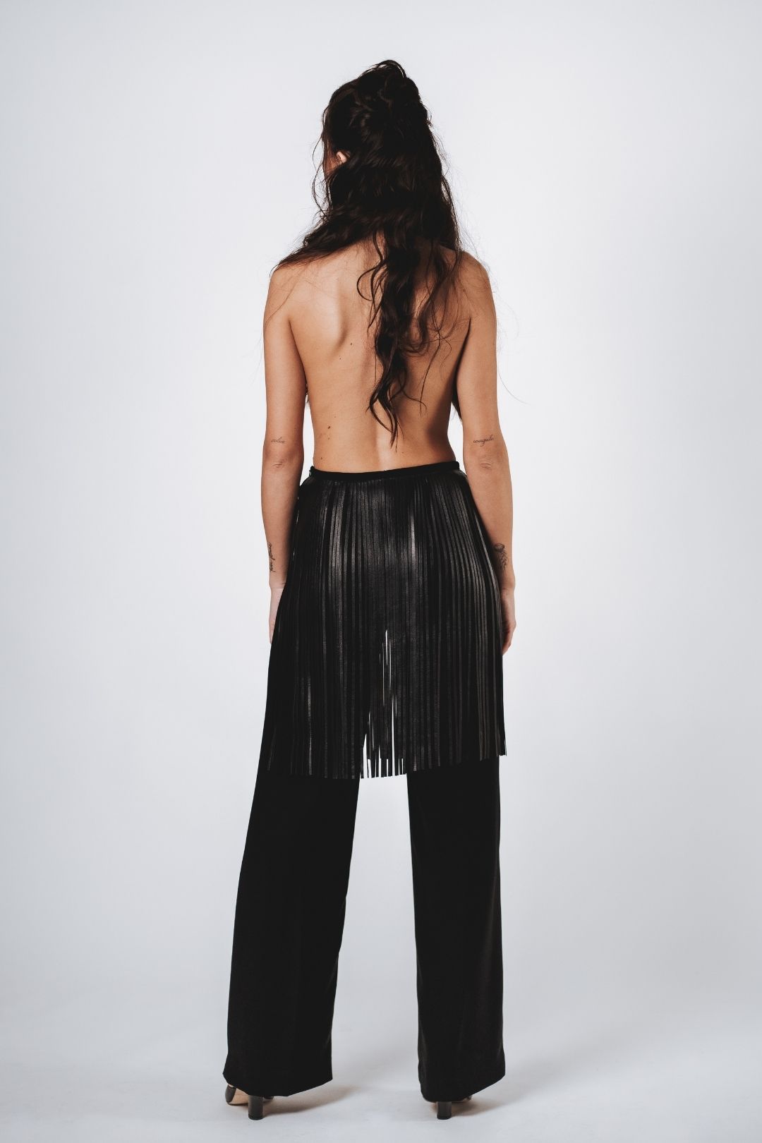 Pantalone con frange