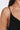 Abito nero con spalline leopardate